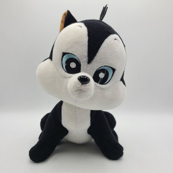 Pepe Le Pew Girlfriend Penelope Cat Black White Plush Six Flags Looney Tunes - Picture 1 of 6